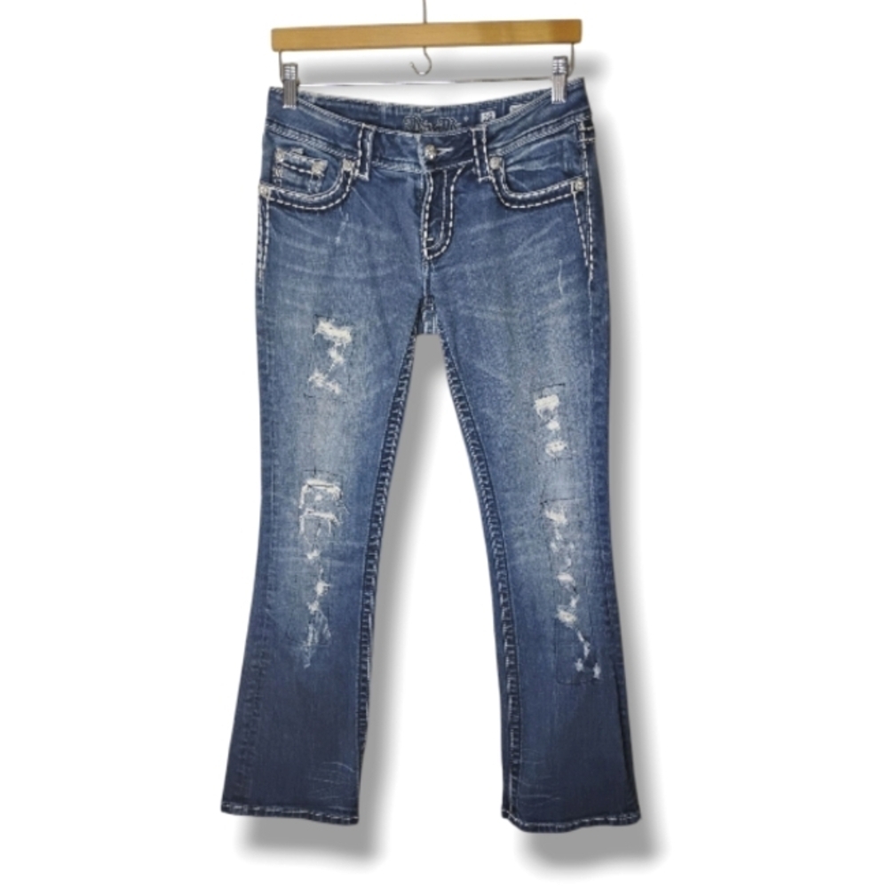 Miss Me Bootcut Jeans Size 28 Low Rise
